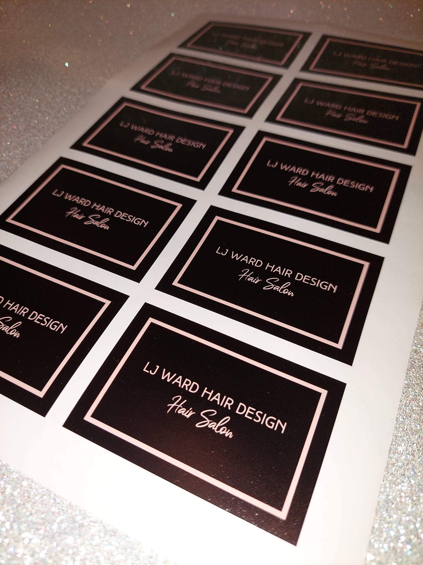 Waterproof Stickers | Rectangle Stickers | Logo Mug Stickers | Salon Stickers | Business Stickers