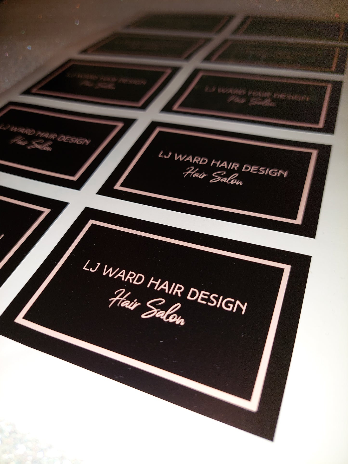 Waterproof Stickers | Rectangle Stickers | Logo Mug Stickers | Salon Stickers | Business Stickers