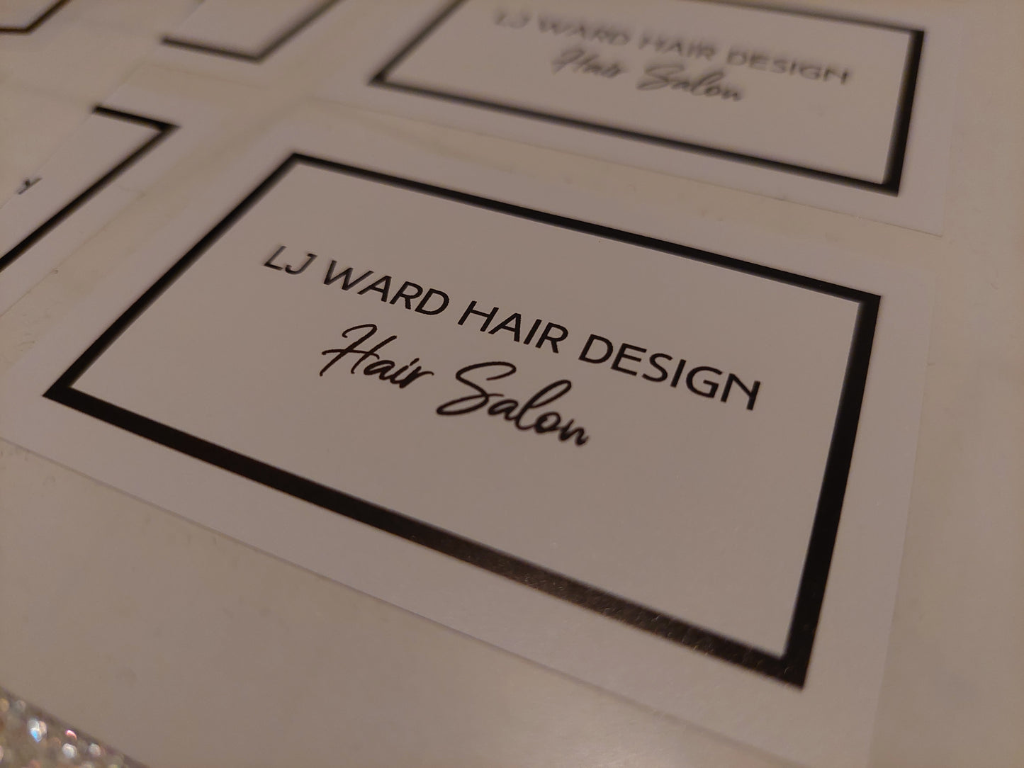 Waterproof Stickers | Rectangle Stickers | Logo Mug Stickers | Salon Stickers | Business Stickers