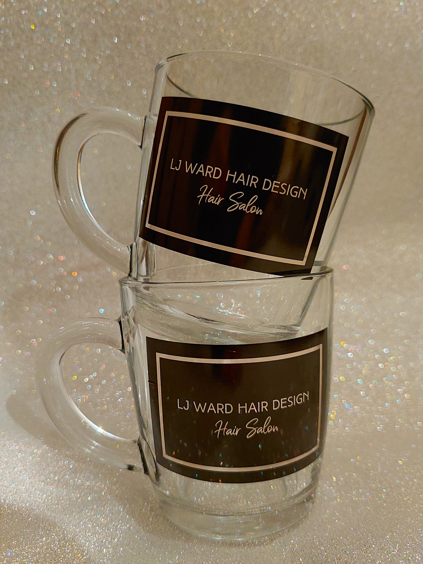 Waterproof Stickers | Rectangle Stickers | Logo Mug Stickers | Salon Stickers | Business Stickers