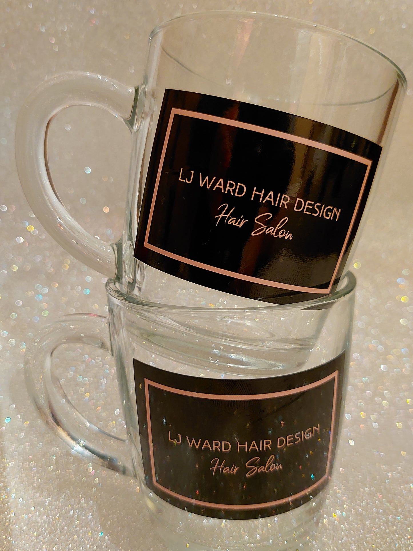 Waterproof Stickers | Rectangle Stickers | Logo Mug Stickers | Salon Stickers | Business Stickers