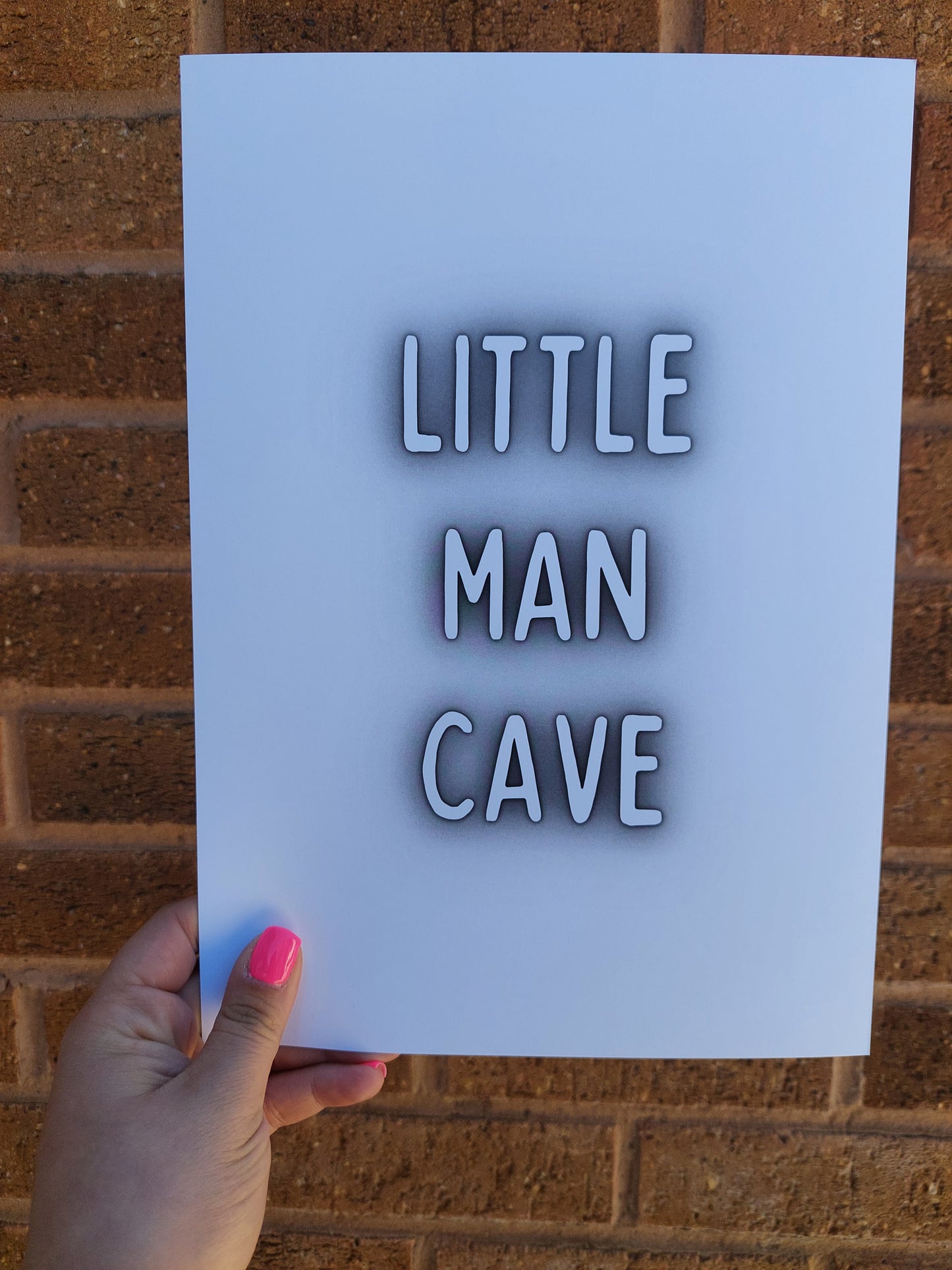 Nursery Print | Little Man Cave | Children's Print | Kids Print