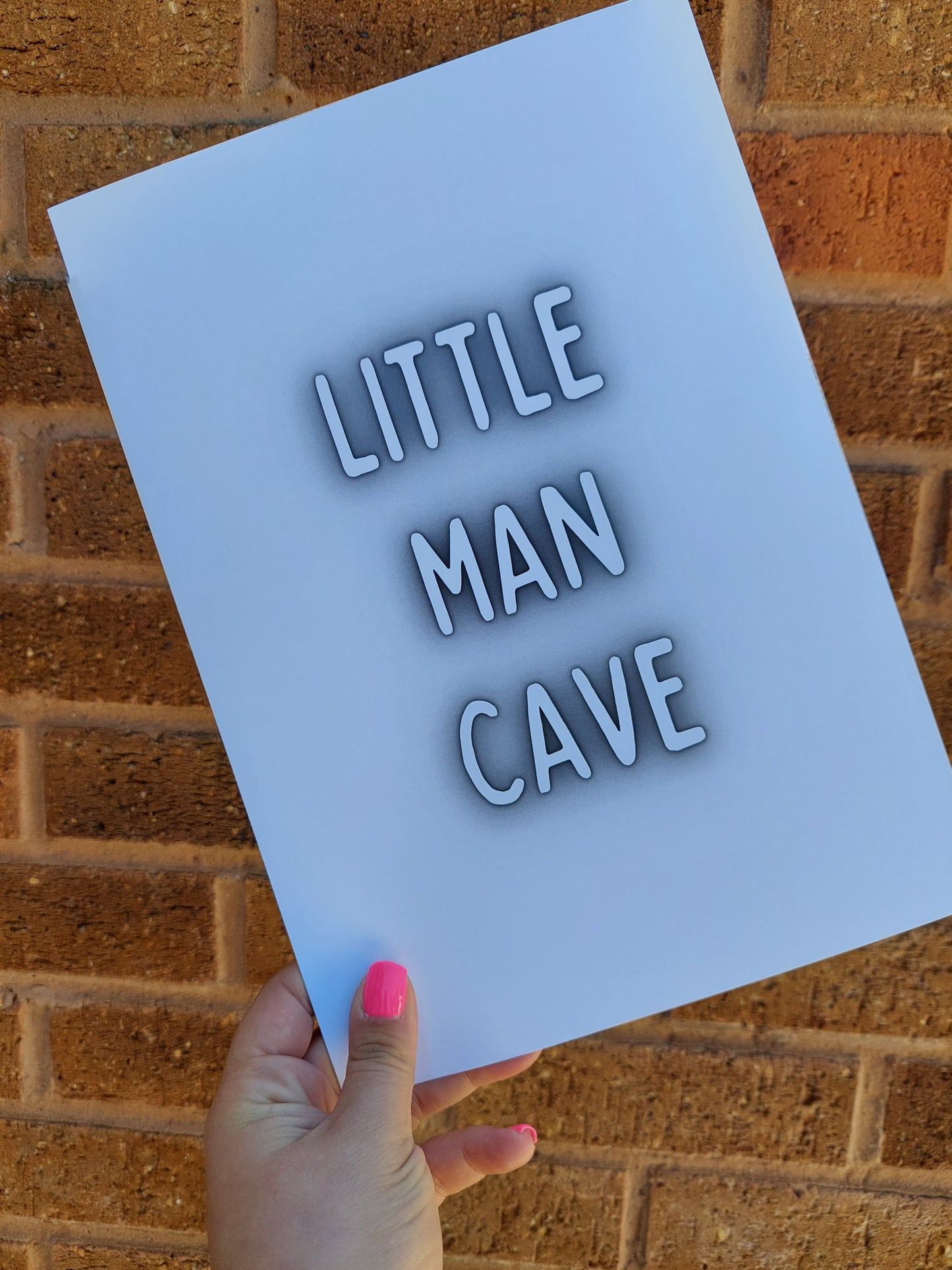 Nursery Print | Little Man Cave | Children's Print | Kids Print