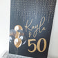 Black & Gold Welcome Board Sign | Personalised Birthday Board | Birthday Party Sign | A4, A3, A2