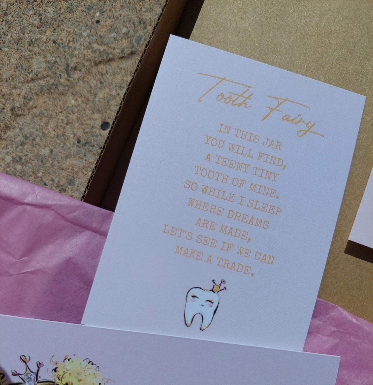 Tooth Fairy Kit | Tooth Fairy Letterbox Gift | Girls Tooth Fairy Set