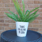 Plant Pot Sticker | Thanks For Helping Me Grow | Teacher Gift | Sticker Decal