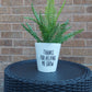 Plant Pot Sticker | Thanks For Helping Me Grow | Teacher Gift | Sticker Decal