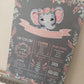 Personalised Coral Pink Elephant Welcome Board Sign | Elephant First Birthday Board | Birthday Party Sign | Elephant Party Theme | A4, A3, A2