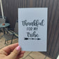 Family Print | Thankful For My Tribe | Quote Print