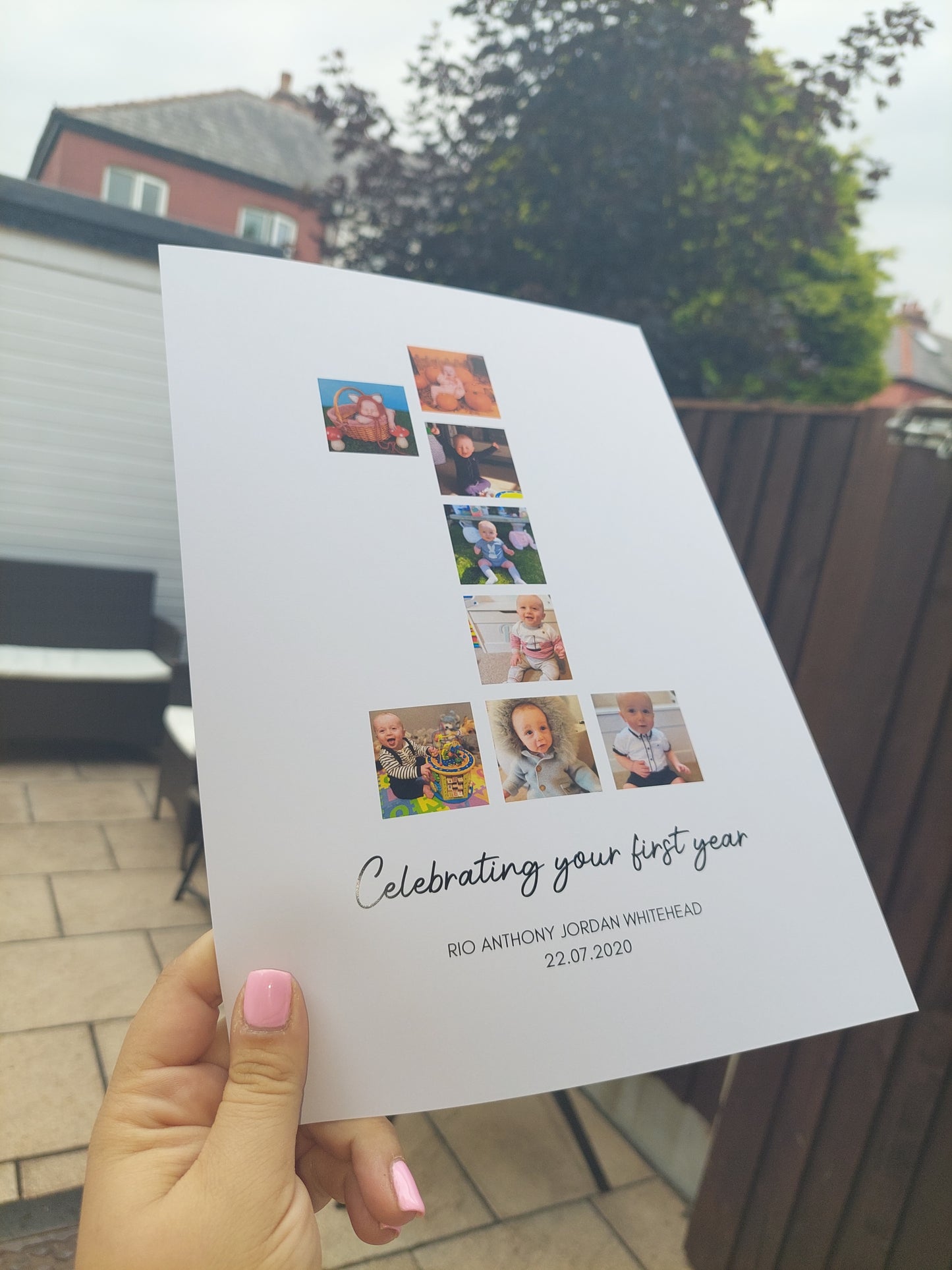 1st Birthday Print | First Birthday | Personalised Print