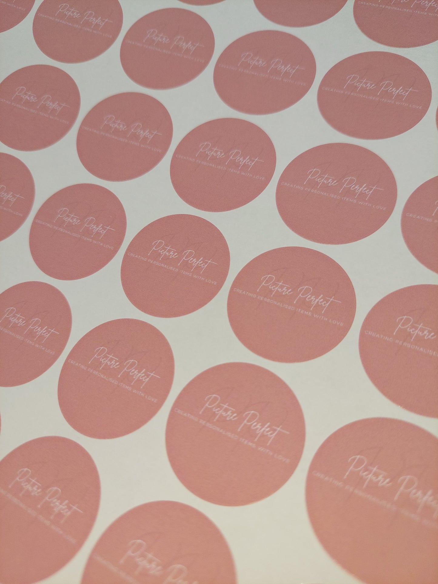 Logo stickers | Various Sizes | Sticker Sheets