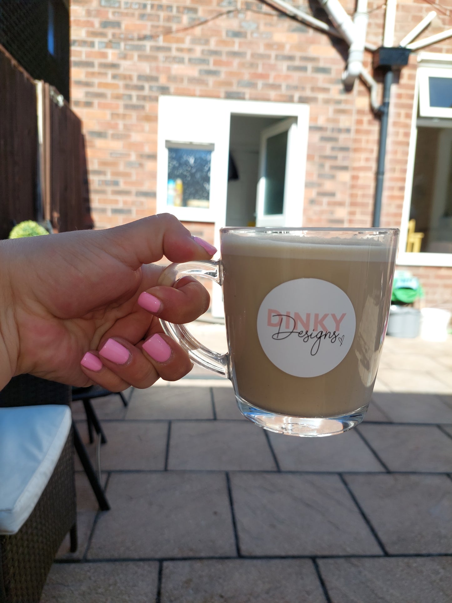 Waterproof Stickers | Circle Stickers (45mm) | Logo Mug Stickers | Salon Stickers | Business Stickers