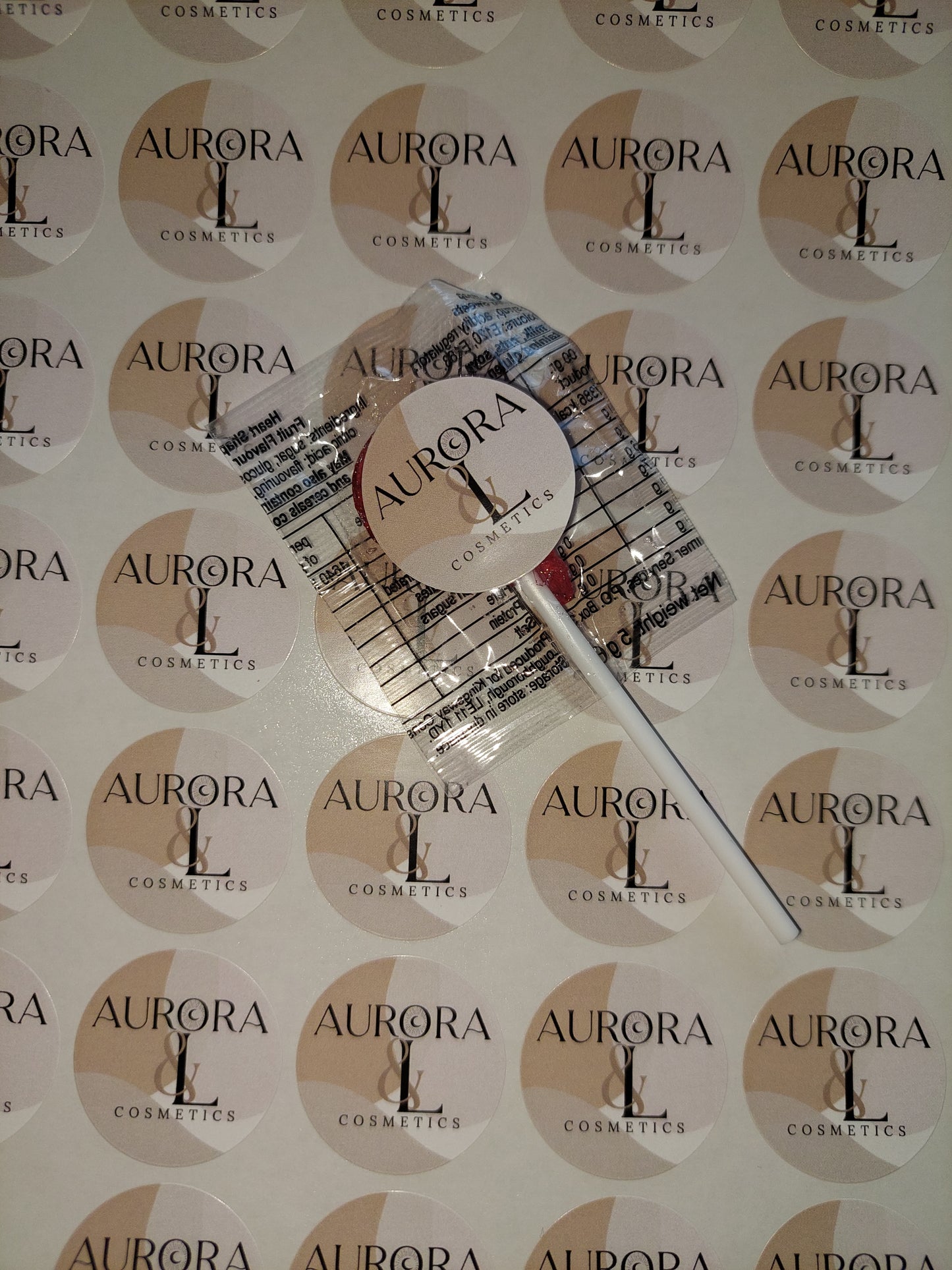 STICKERS ONLY | Logo Lollipop Stickers | Logo Business Supplies | Logo Sweet Stickers