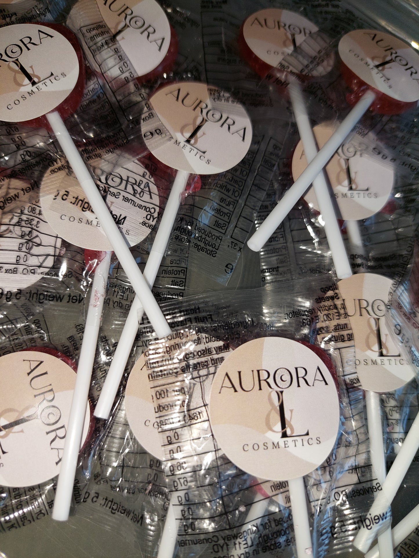 STICKERS ONLY | Logo Lollipop Stickers | Logo Business Supplies | Logo Sweet Stickers