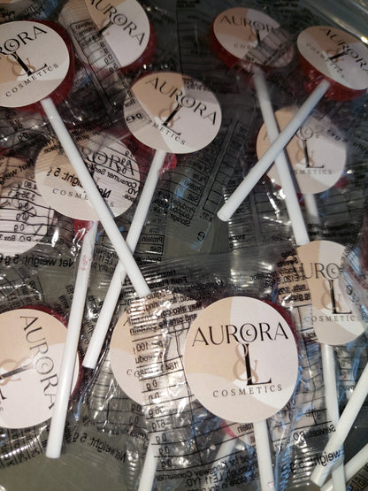STICKERS ONLY | Logo Lollipop Stickers | Logo Business Supplies | Logo Sweet Stickers