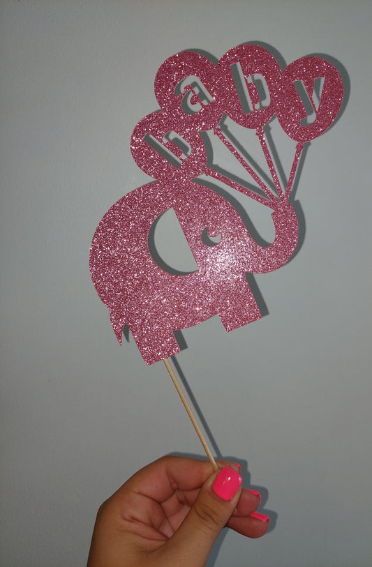 Elephant Cake Topper | Baby Shower Cake Topper | Baby Shower Party Supplies