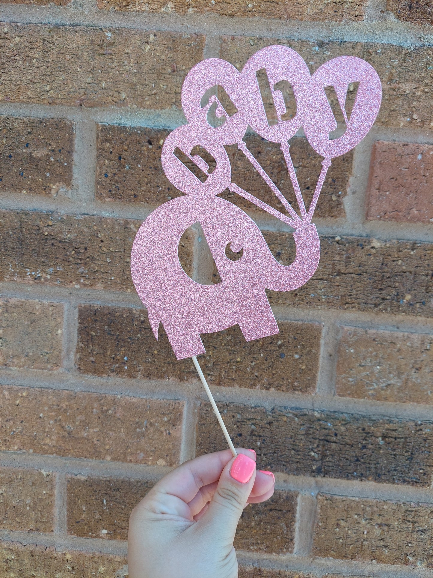 Elephant Cake Topper | Baby Shower Cake Topper | Baby Shower Party Supplies