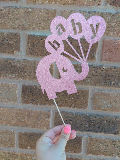 Elephant Cake Topper | Baby Shower Cake Topper | Baby Shower Party Supplies