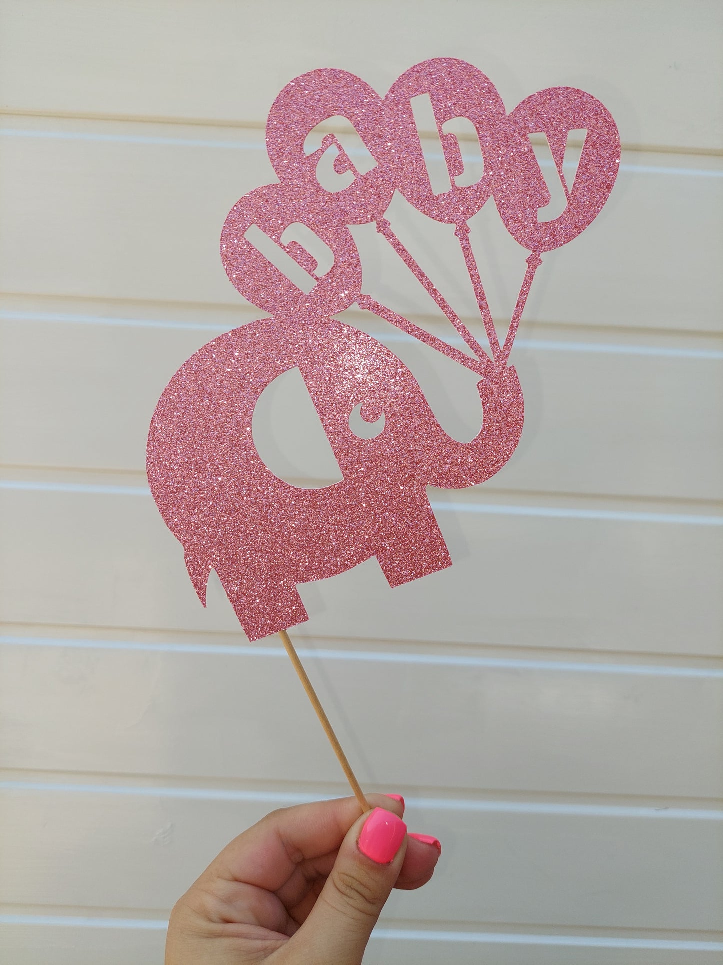 Elephant Cake Topper | Baby Shower Cake Topper | Baby Shower Party Supplies