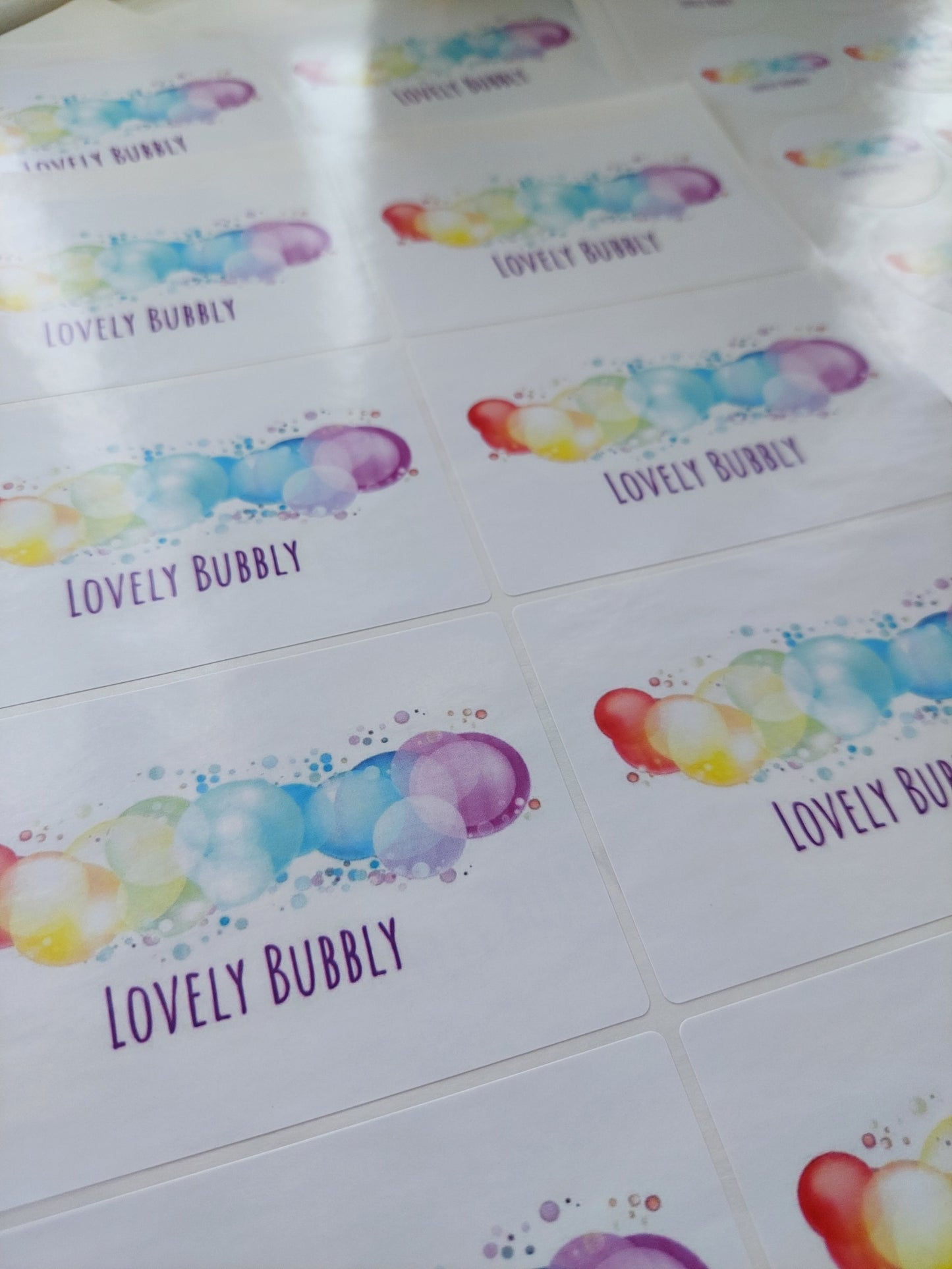 Logo Rectangle Sticker Sheets | Business Stickers | Logo Stickers