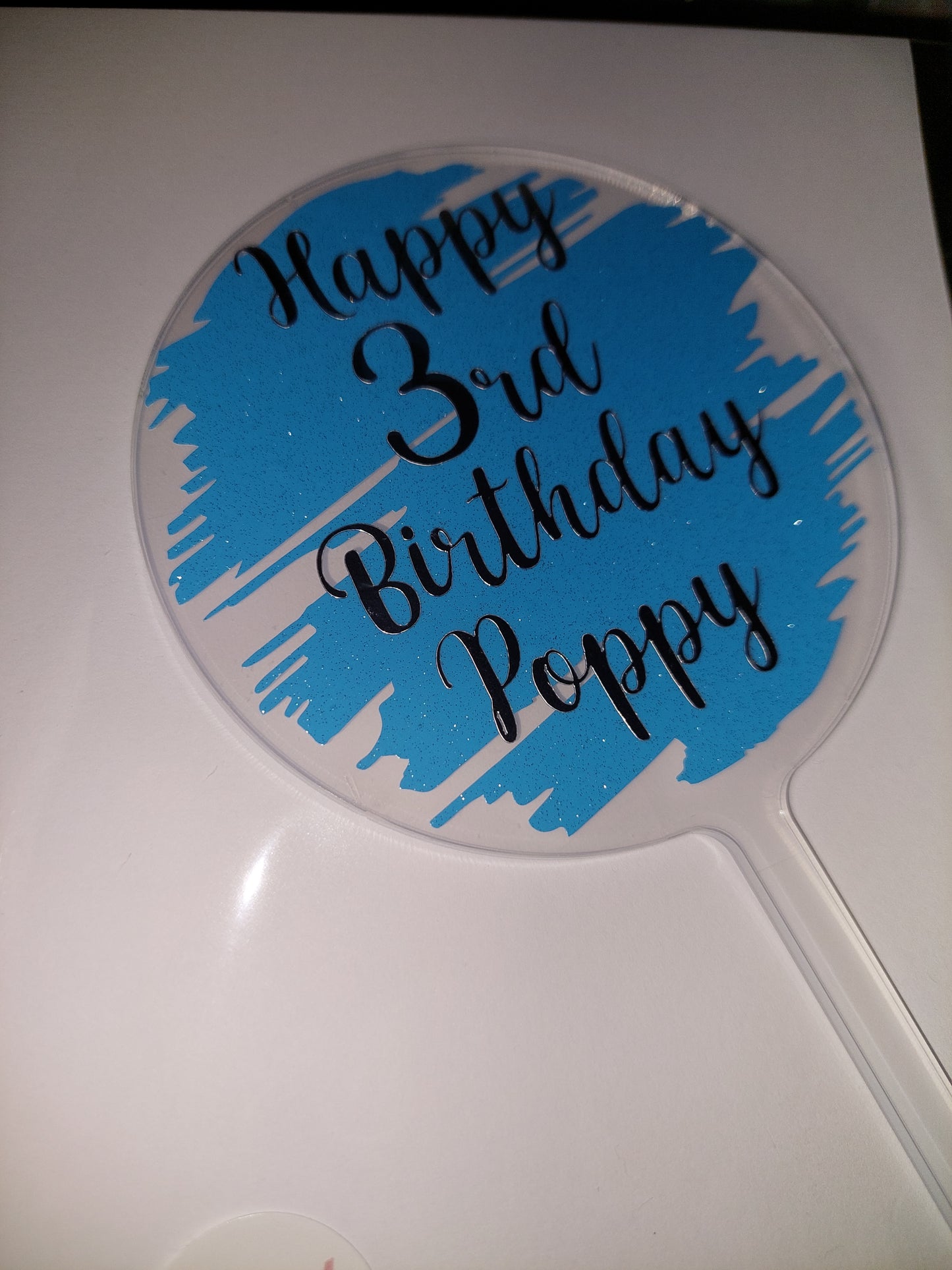 Acrylic Cake Topper | Personalised Cake Topper | Birthday Cake Topper