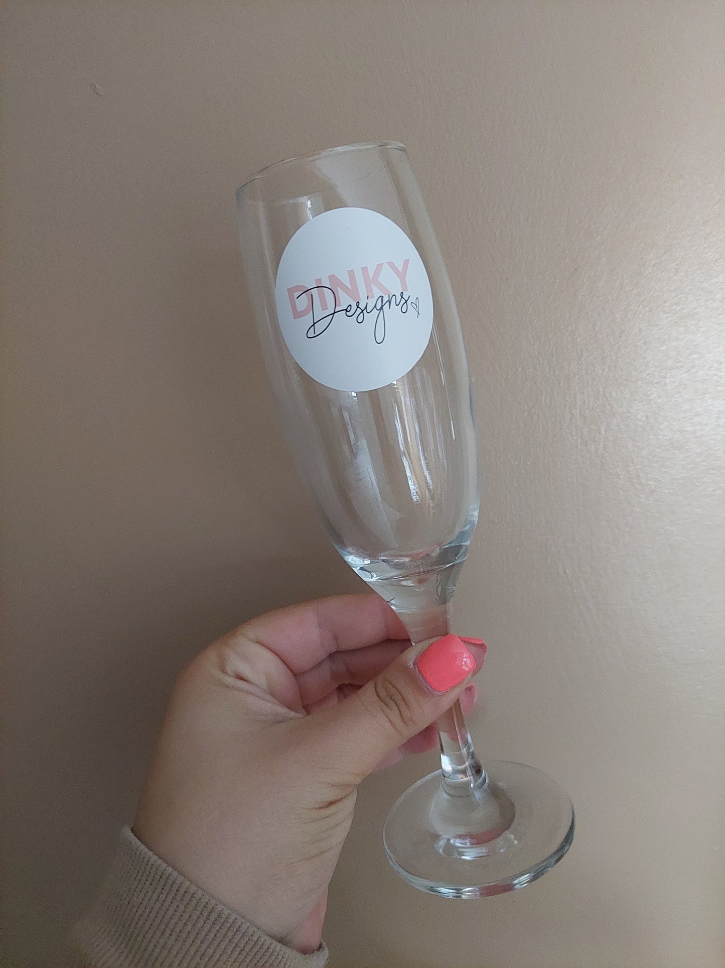 Waterproof Stickers | Circle Stickers (45mm) | Logo Prosecco Stickers | Logo Stickers | Business Stickers