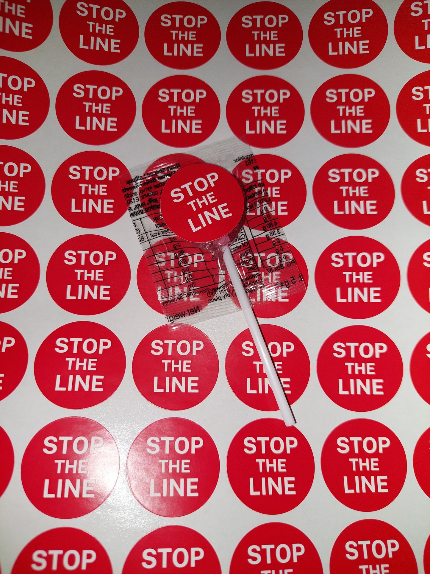 STICKERS ONLY | Logo Lollipop Stickers | Logo Business Supplies | Logo Sweet Stickers