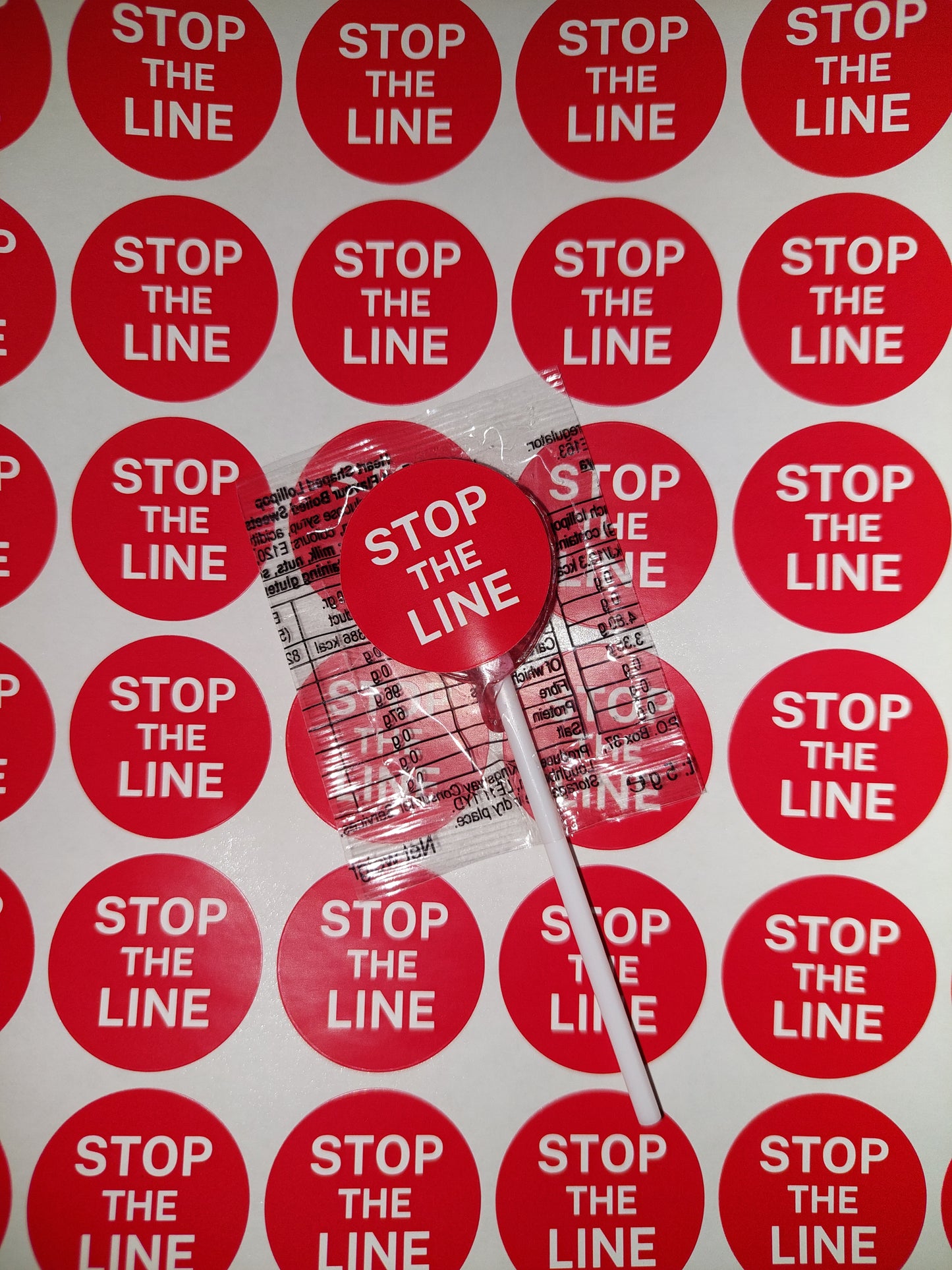 STICKERS ONLY | Logo Lollipop Stickers | Logo Business Supplies | Logo Sweet Stickers