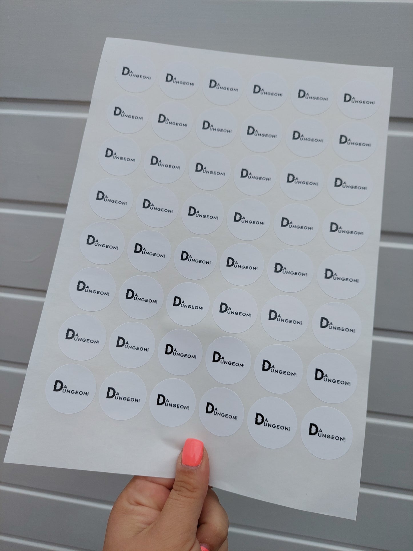 Logo stickers | Various Sizes | Sticker Sheets