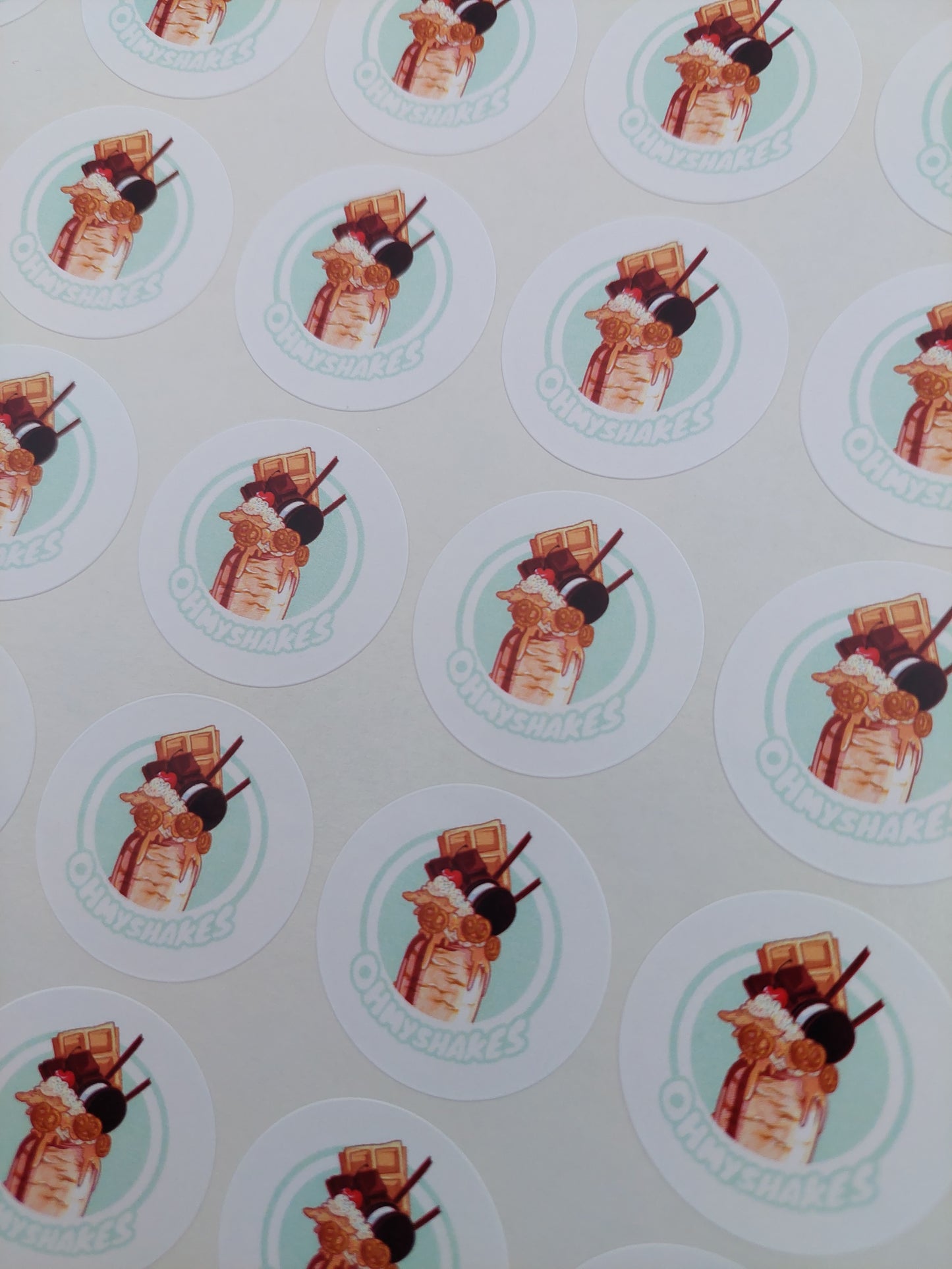 Logo stickers | Various Sizes | Sticker Sheets