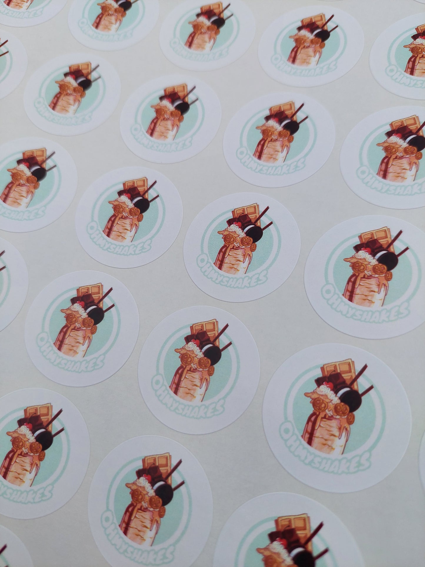 Logo stickers | Various Sizes | Sticker Sheets