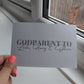 Godparent Print | Godchildren Names | Personalised Godparents| Godparent Gift