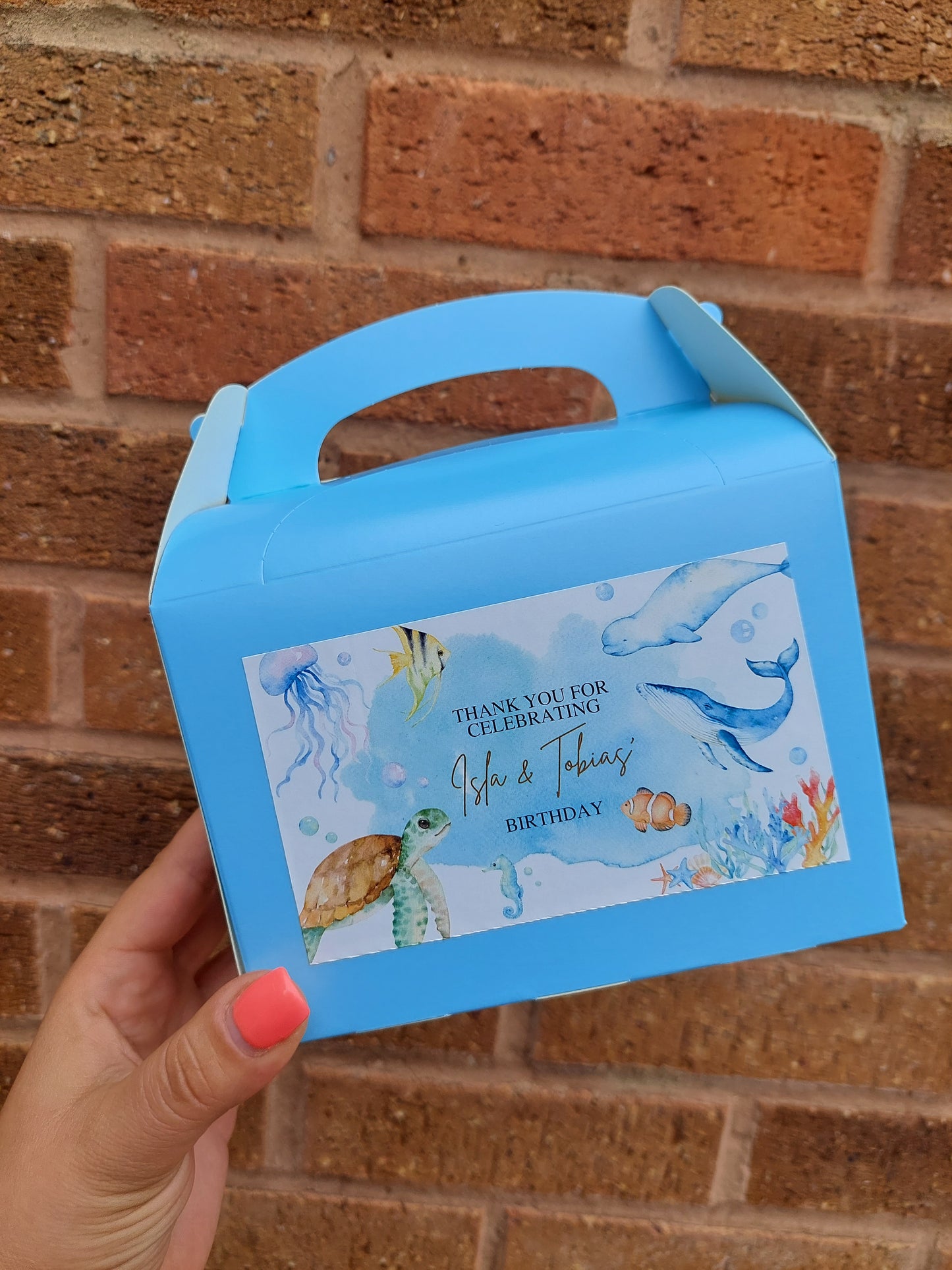 Party Boxes | Under The Sea Party Boxes | Under The Sea Party | Party Boxes | Sea Animal Party Decor | Party Bags