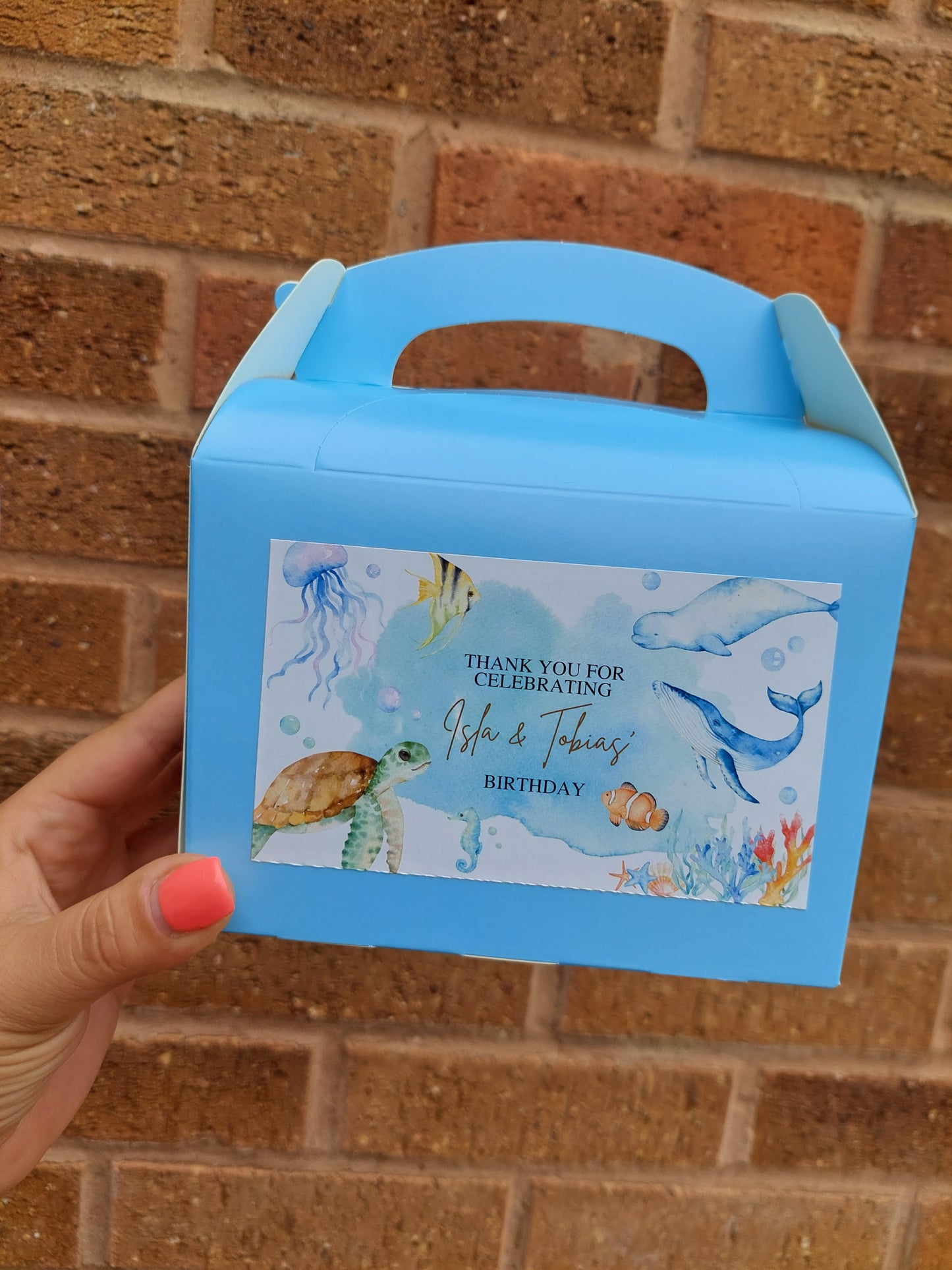 Party Boxes | Under The Sea Party Boxes | Under The Sea Party | Party Boxes | Sea Animal Party Decor | Party Bags