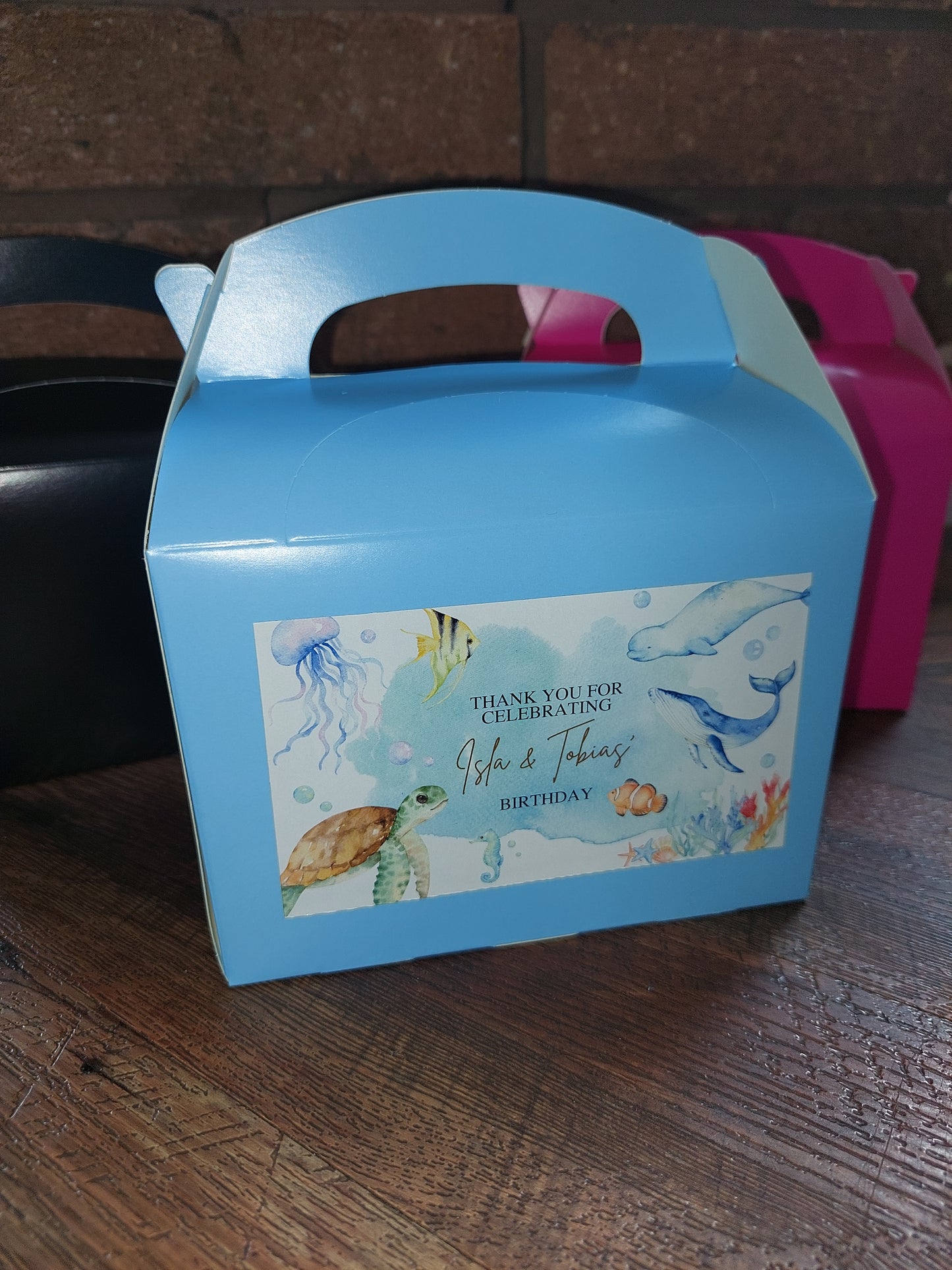 Party Boxes | Under The Sea Party Boxes | Under The Sea Party | Party Boxes | Sea Animal Party Decor | Party Bags