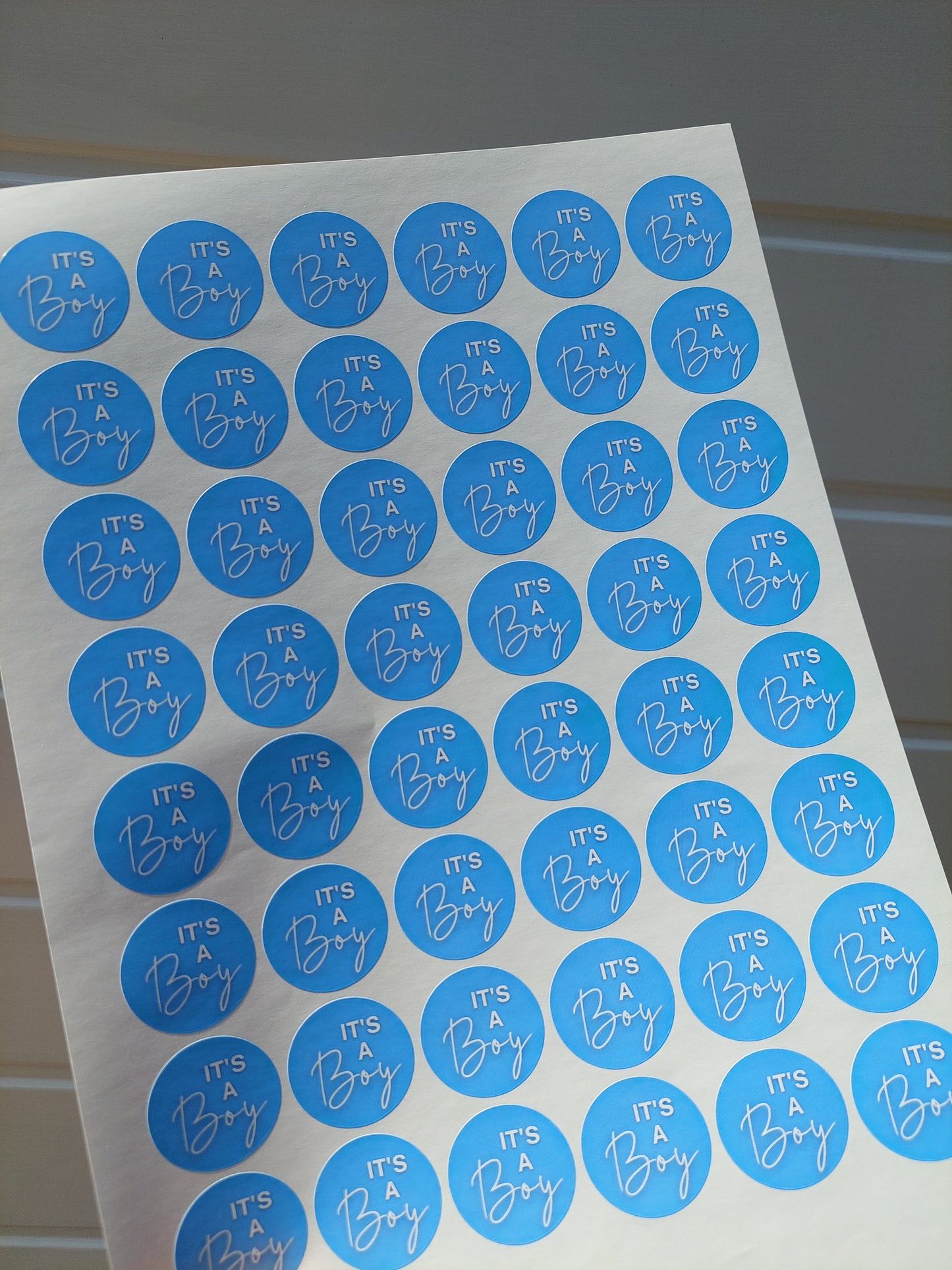 It's A Boy Stickers | Various Sizes | Baby Shower Party Stickers | Baby Boy Stickers