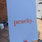 Quote Print | Peachy | Word Print