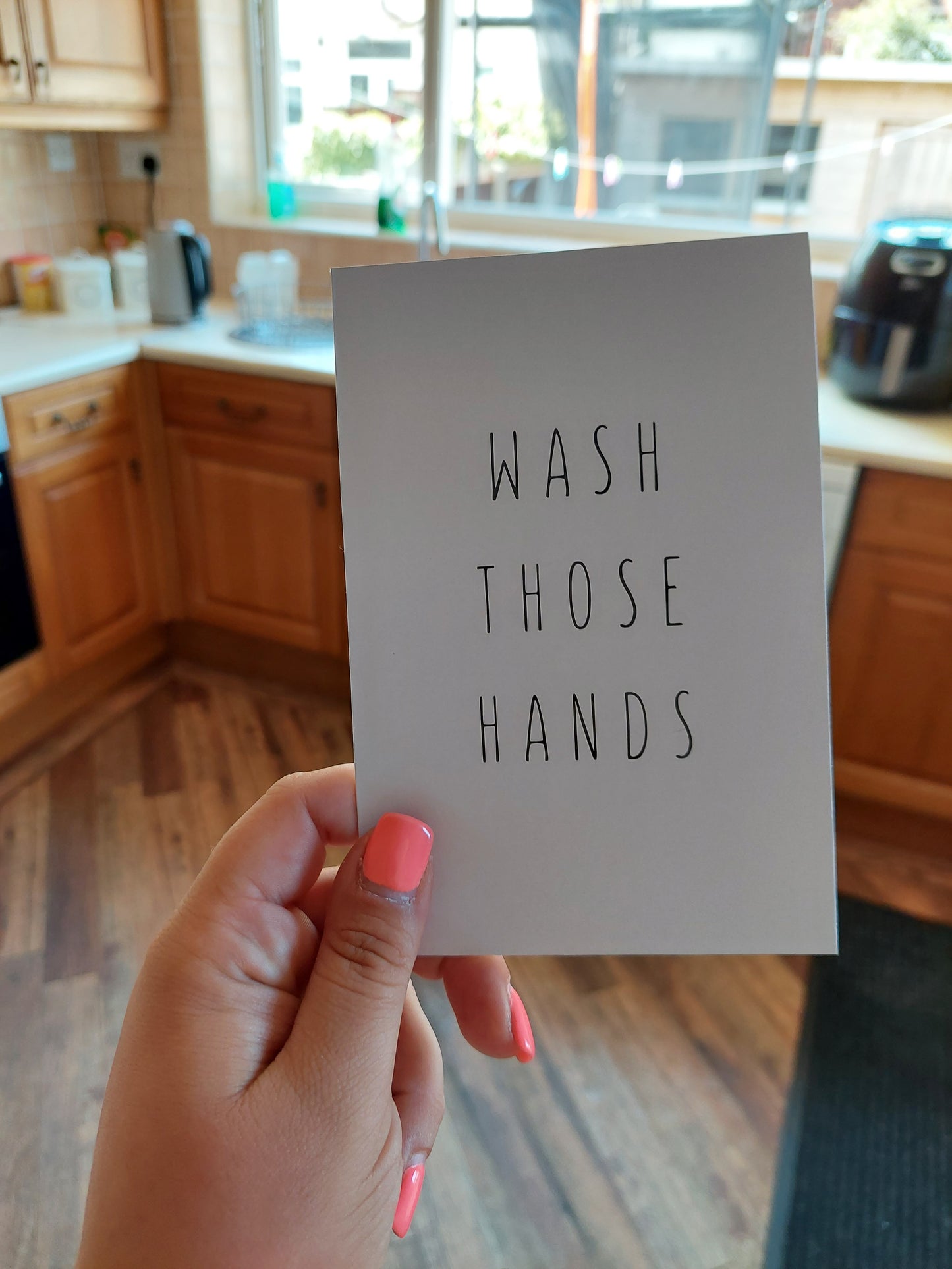 Bathroom Print | Wash Those Hands | Quote Print