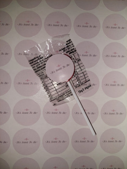 STICKERS ONLY | Logo Lollipop Stickers | Logo Business Supplies | Logo Sweet Stickers