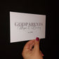 Godparent Print | Godchildren Names | Personalised Godparents| Godparent Gift
