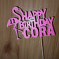Personalised Cake Topper | Flamingo Cake Topper | Party Suppplies