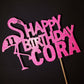Personalised Cake Topper | Flamingo Cake Topper | Party Suppplies