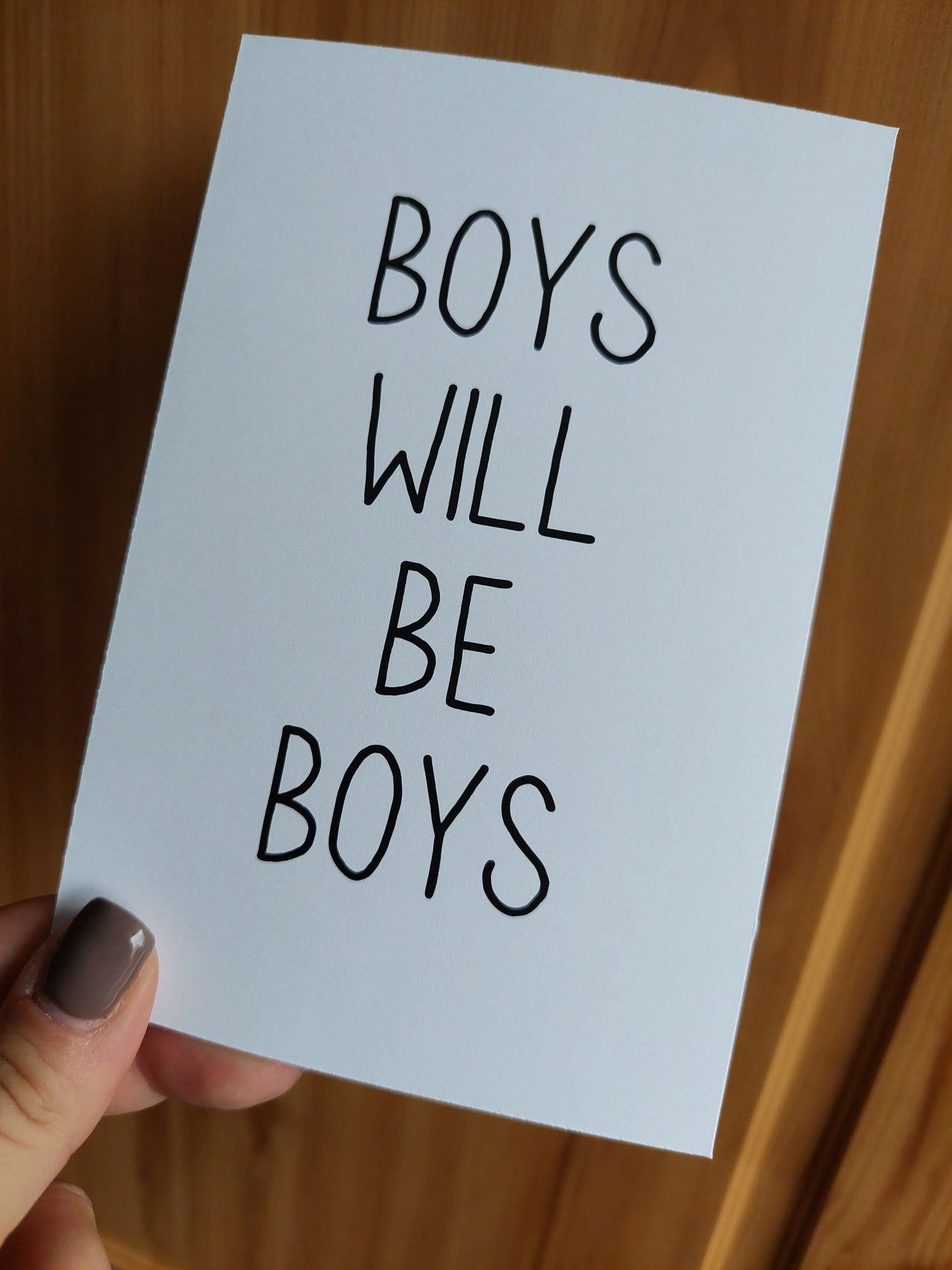 Kids Bedroom Print | Boys Will Be Boys | Nursery Print | Children's Bedroom Print