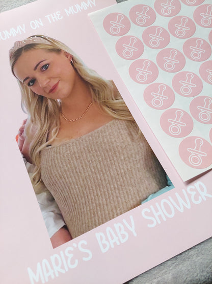 Baby Shower Game | Pin The Dummy On The Mummy | Baby Shower Ideas