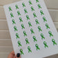SALE - Mental Health Ribbon Stickers | 19MM | Sticker Sheets