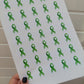 SALE - Mental Health Ribbon Stickers | 19MM | Sticker Sheets