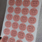 Hen Party Stickers | Sticker Sheet 45mm Circles | Party Stickers | Circle Stickers | Sticker Sheet