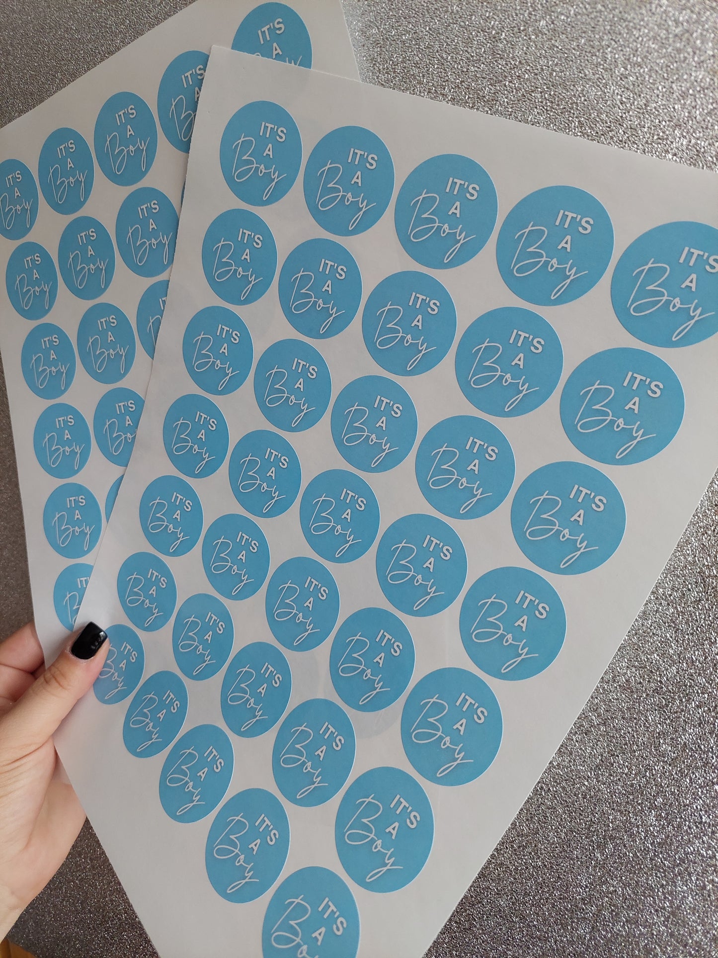 It's A Boy Stickers | Various Sizes | Baby Shower Party Stickers | Baby Boy Stickers