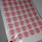 Blush Pink Birthday Stickers | Various Sizes | Birthday Party Supplies