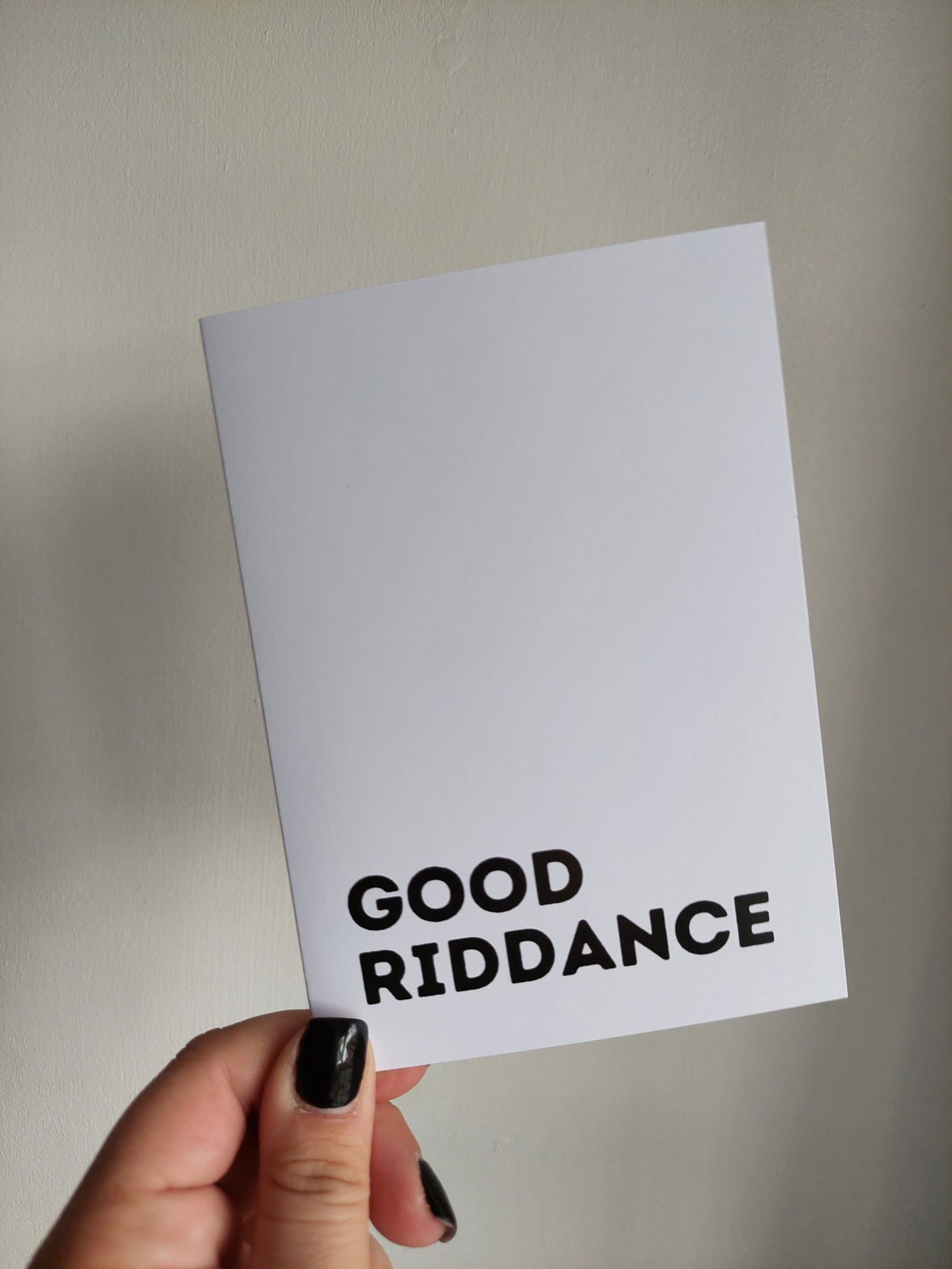 New Job Card | Good Riddance | Funny Card